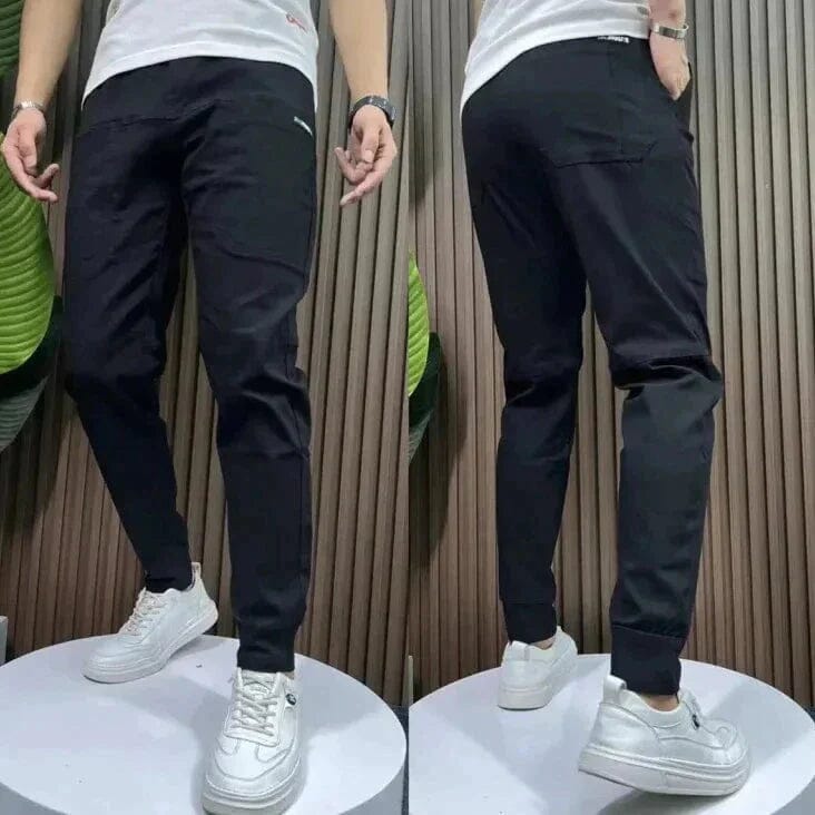 Calça Masculina Cargo Office Slim 6 Bolsos Moda Masculina - 16 A minha loja 36 Preto