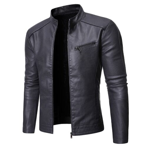 Jaqueta Masculina de Couro Madrid ROUPACOURO001 G2 Sr Alpha