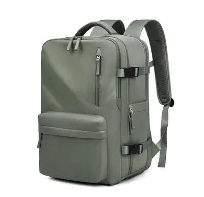 Mochila de Viagem - Impermeável com USB Para Viagem Joias & Acessórios (Mochila 6) Dm Stores Verde Militar