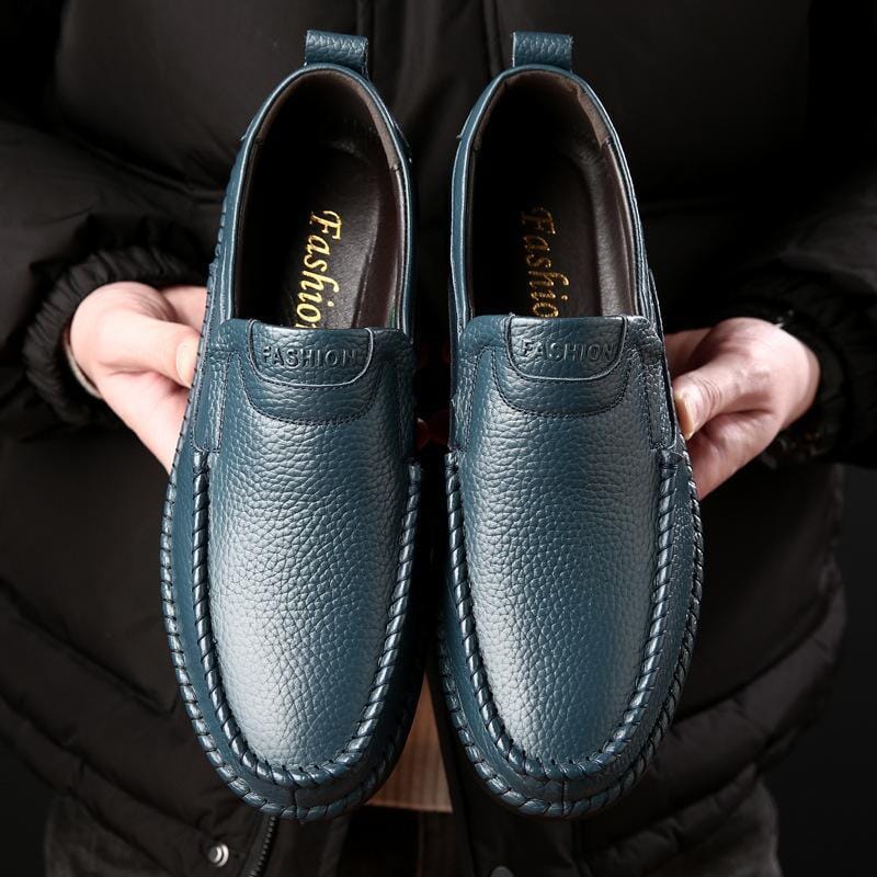 Sapato Masculino Mocassim Classic Titanium - Frete Grátis Moda Masculina - 13 A minha loja Azul 37