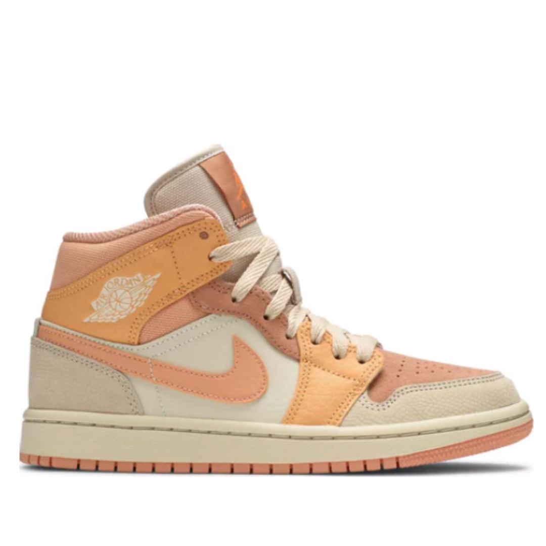 Tênis Air Jordan 1 Mid 'Apricot' Tênis Air Jordan 1 Mid 'Apricot' Dm Stores