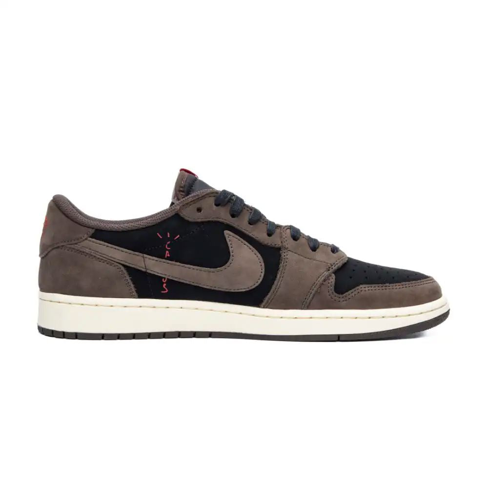 Travis Scott x Air Jordan 1 Low Retro SP Dark Mocha Tênis Nike Jordan 1 Low Archaeo Brown Dm Stores