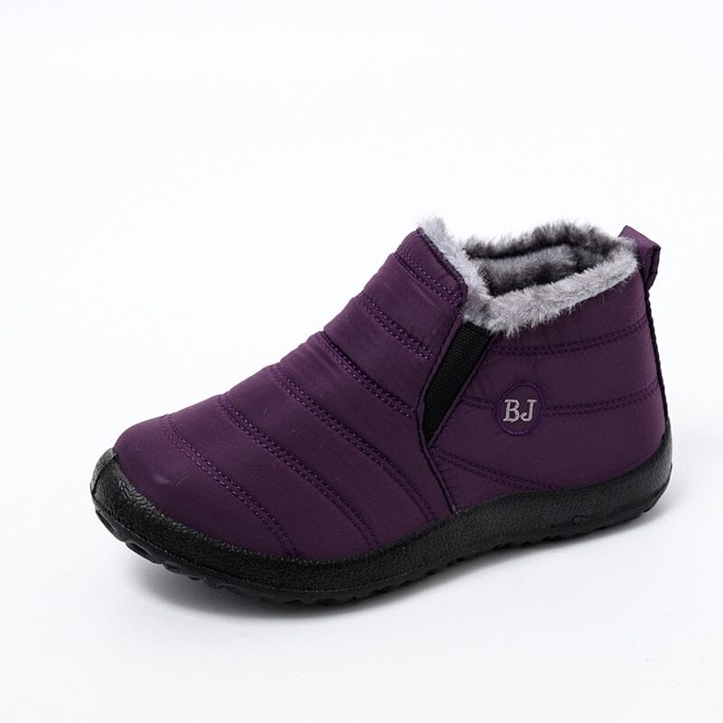 Bota De Inverno - BJ Confort Flex Calçados (Bota Feminina 9) Dm Stores Roxo 35