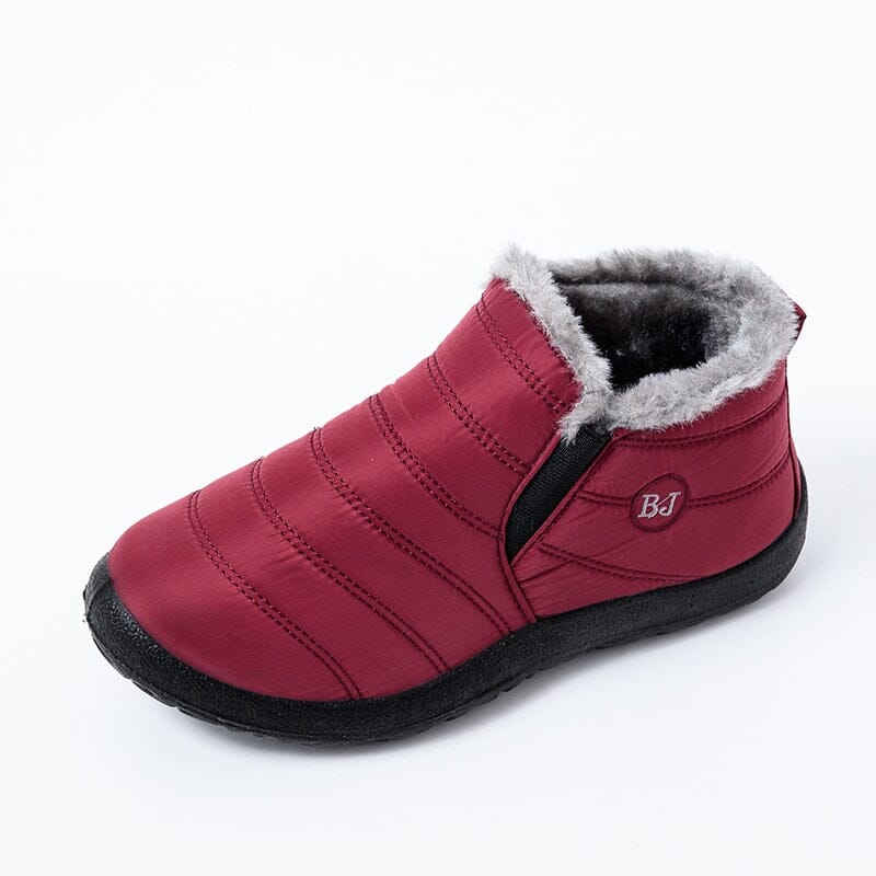 Bota De Inverno - BJ Confort Flex Calçados (Bota Feminina 9) Dm Stores Vermelho 35