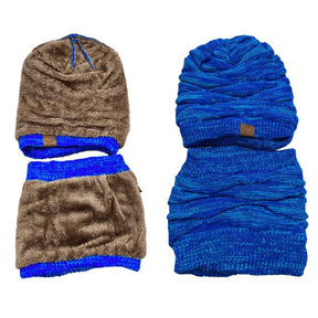 Gorro e Protetor de Pescoço Lã Feminino