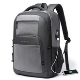 Mochila Impermeável Para Notebook 15,6” com Porta USB e Bolso Lateral em Malha
