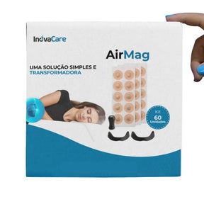 Air Mag : Dilatador Nasal Magnético UNISSEX - SAUDE - ADESIVO NASAL 1 Dm Stores 60 