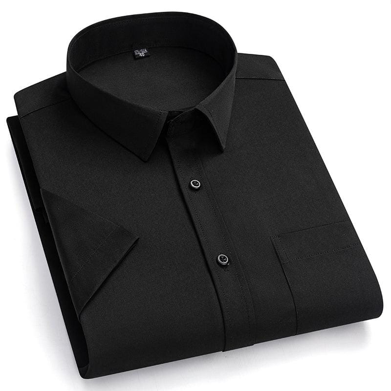 Camisa Empresarial SlimFit Premium MASCULINO - ROUPAS - CAMISETA 4 Dm Stores Preto Preto P