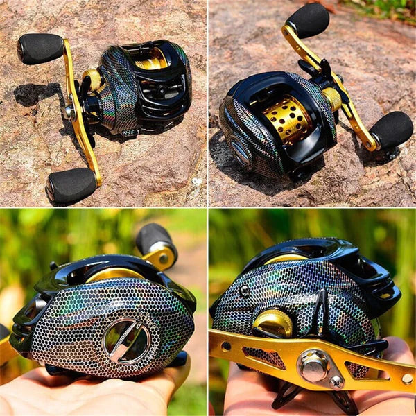 Carretilha de Pesca Linnhue + Brinde Exclusivo Esportes (Carretilha de Pesca 8) Dm Stores 