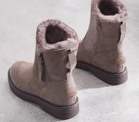 Bota Feminina Cano Curto em Camurça com Forro Solado Confortável – (Promoção de Inverno 2026)
