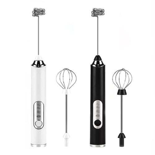 Mixer Portátil Multiuso – Batedor Elétrico para Café, Leite e Bebidas UNISSEX - COZINHA - MIXER Dm Stores Kit 1 Braco + 1 Preto 