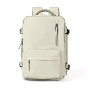 Mochila de Viagem - Impermeável com USB Para Viagem Joias & Acessórios (Mochila 6) Dm Stores Branco 