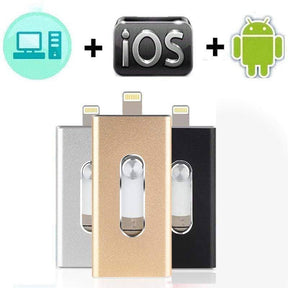 Pen Drive de Celular 4 em 1 - Multi Operacional UNISSEX - ELETRONICOS - PEN DRIVE 1 Dm Stores 