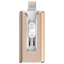 Pen Drive de Celular 4 em 1 - Multi Operacional UNISSEX - ELETRONICOS - PEN DRIVE 1 Dm Stores Dourado 8GB 