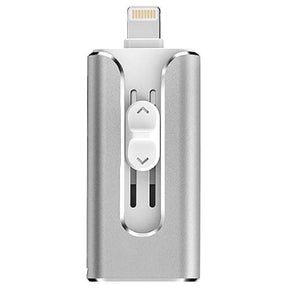 Pen Drive de Celular 4 em 1 - Multi Operacional UNISSEX - ELETRONICOS - PEN DRIVE 1 Dm Stores Prata 8GB 