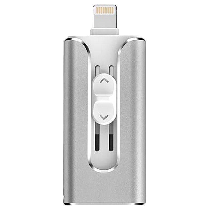 Pen Drive de Celular 4 em 1 - Multi Operacional UNISSEX - ELETRONICOS - PEN DRIVE 1 Dm Stores Prata 8GB 