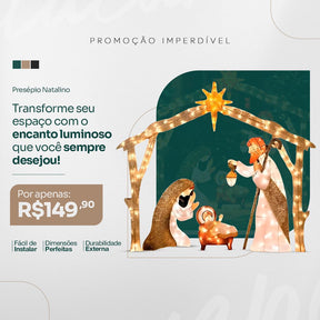 Presépio Natalino UNISSEX - DECORAÇAO - PRESEPIO NATALINO 1 Dm Stores 
