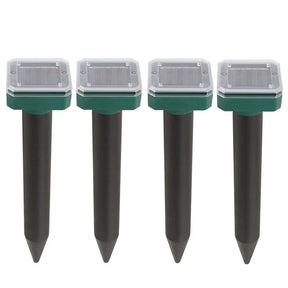 Repelente de Pragas Ultra Sônico Solar Impermeável Acessório (Repelente de Pragas 1) Dm Stores 4 Unidades 