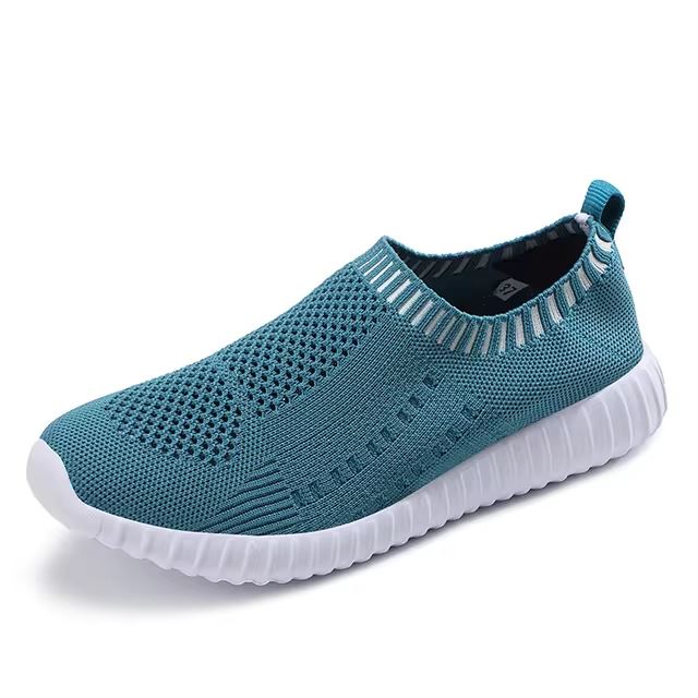 Sapatilha de Tricô Feminina Slip-On FEMININO - CALÇADOS - SAPATILHA 4 Dm Stores 35 Azul 