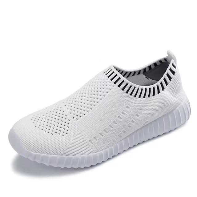 Sapatilha de Tricô Feminina Slip-On FEMININO - CALÇADOS - SAPATILHA 4 Dm Stores 35 Branco 