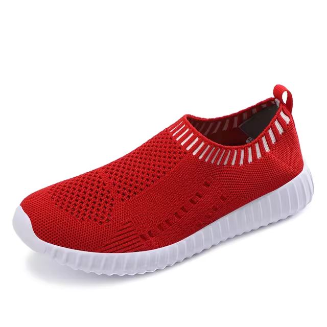 Sapatilha de Tricô Feminina Slip-On FEMININO - CALÇADOS - SAPATILHA 4 Dm Stores 35 Vermelho 