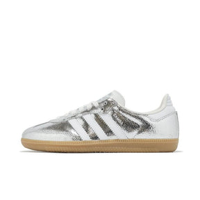 Tênis Adidas Samba OG Silver Metallic Cracked Leather - JR0035 Tênis Adidas Samba OG Silver Metallic Cracked Leather - JR0035 Dm Stores 