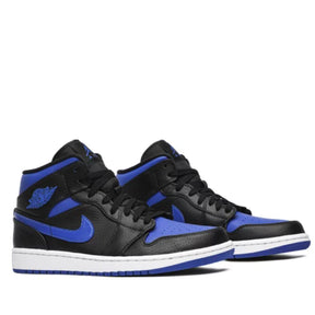 Tênis Air Jordan 1 Mid 'Black Hyper Royal' Tênis Air Jordan 1 Mid 'Black Hyper Royal' Dm Stores 
