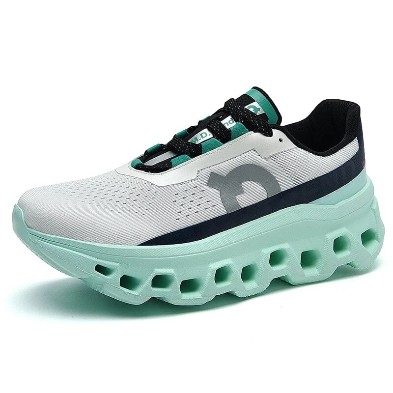 Tênis Corrida Alta Performance Cloud UNISSEX - CALCADOS - TENIS 6 Dm Stores Branco Azul Claro 37 