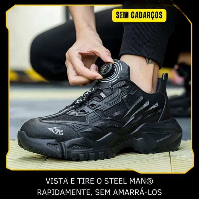 Tênis de Segurança de Alta Qualidade - Steel Man MASCULINO - CALÇADOS - TENIS 17 Dm Stores 