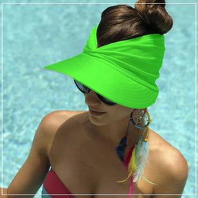 Viseira Feminina para Praia com Proteção UV - Leve 2 Pague 1 Joias & Acessórios (Viseira Feminina 1) Dm Stores Verde Neon 