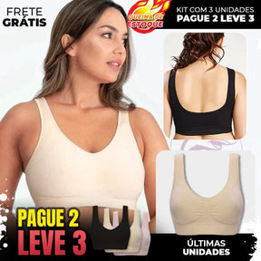 Sutiã Comfort Plus (Compre 1 Leve 3) Roupas (Sutiãs e Calcinhas 6) Dm Stores 